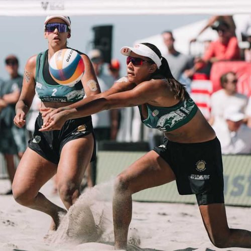 Brasil avança invicto às quartas do Sul-Americano de vôlei de praia em João Pessoa